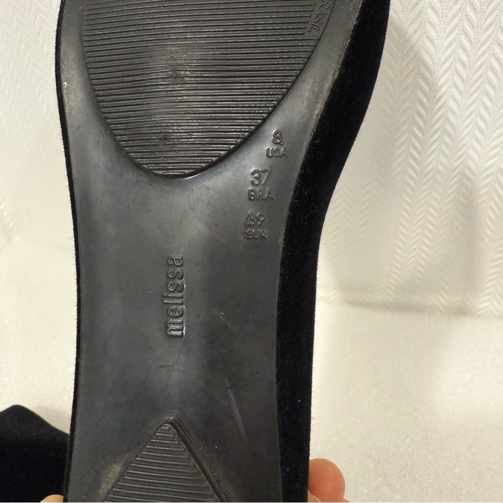 Melissa Black Flats with Snow White Design - Picture 16 of 16